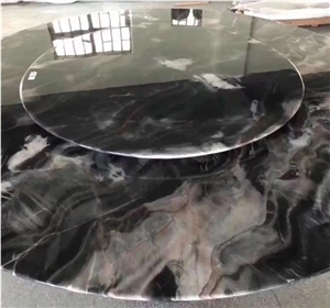 Nero St Laurent Marble Black Polished Table Top