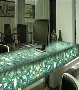 Red Agate Semiprecious Stone  Solid Surface Table Tops
