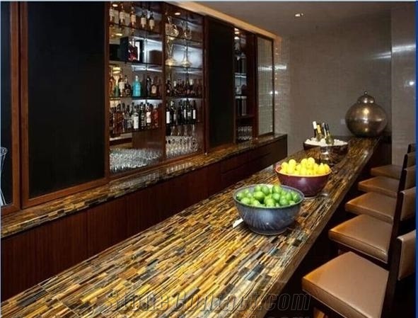 Red Agate Semiprecious Stone  Solid Surface Table Tops