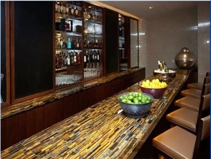 Red Agate Semiprecious Stone  Solid Surface Table Tops