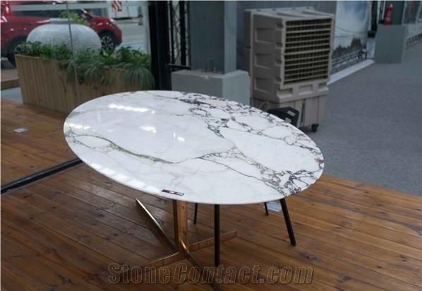 Spain Armani Grey Marble Polished Table Top