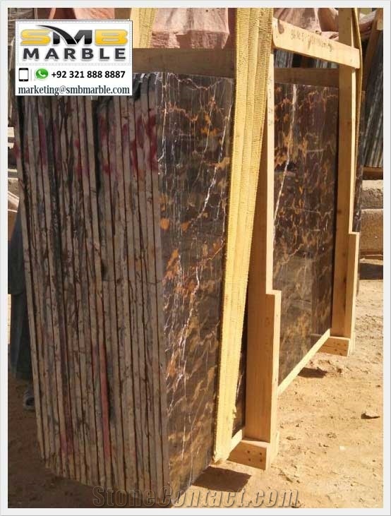 Micheal Angelo Slabs&Tiles Pakistani Black Gold Marble