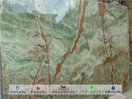 Pakistani Green Onyx Tiles & Slabs