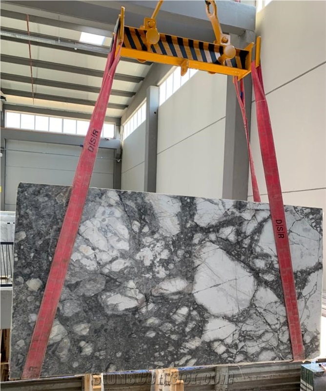 Invisible Grey Marble Slabs