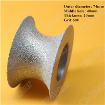 Brazed Diamond Hand Polishing Profile Wheel