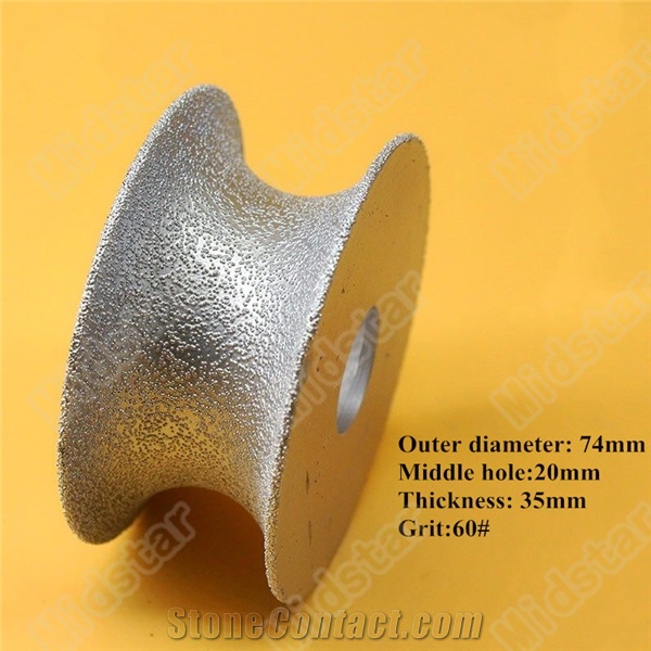 Brazed Diamond Hand Polishing Profile Wheel