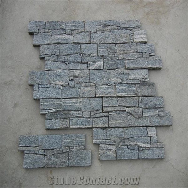 Black Granite Veneered Panel,Wall Facing Stone