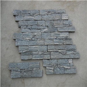 Black Granite Veneered Panel,Wall Facing Stone