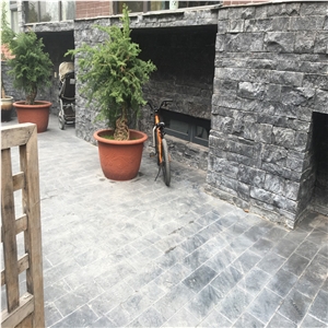 Black Limestone Flooring Tiles,Garden Paver