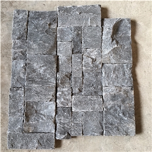 Black Limestone Tumbled Stone Tiles and Patterns