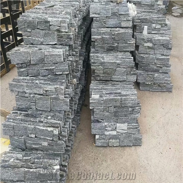 Black Slate Culture Stone Outdoor Wall Cladding