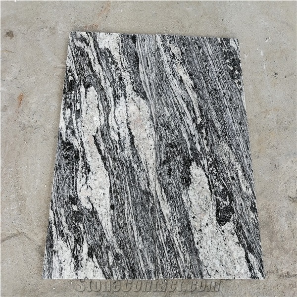 Floor Tiles Stones Black Wave Granite Pavers