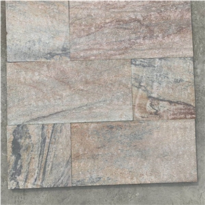 French Pattern Rusty Quartzite Outdoor Tiles