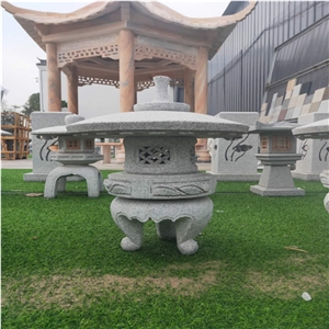 Garden Decoration Granite Stone Pagoda Lanterns