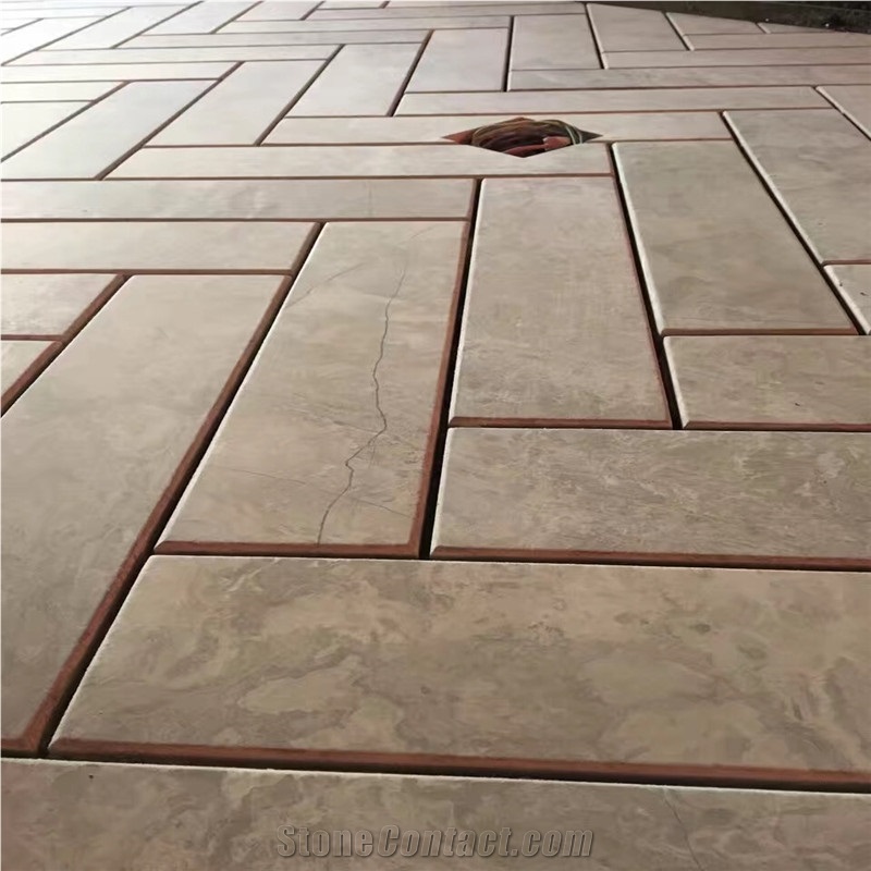 Honed Brown Limestone Flooring Tiles,Walling Tiles