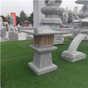 Japanese Garden Outdoor Stone Granite Lanterns