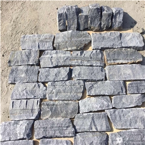 Natural Loose Stone Blue Quartzite Exterior Wall