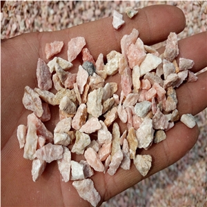 Pink Crushed Stone Chips,River Rocks,Gravels