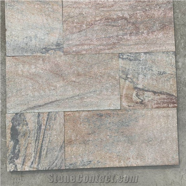 Rusty Brown Quartzite Flamed Cut to Size Paving