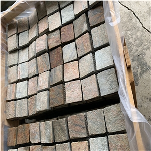 Rusty Mosaic Tile Slate Pattern,Meshed