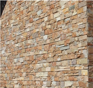 Rusty Slate Culture Stacked Stone Panel Cladding