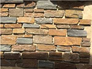 Rusty Slate Wall Stone,Stacked Stone Loose Thin