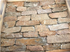 Rusty Slate Wall Stone,Stacked Stone Loose Thin