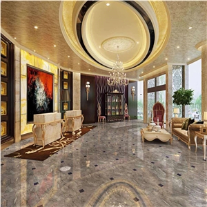 Sao Paulo Grey Marble Interior Project Floor Tiles