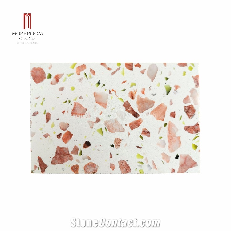 Marble Chips Cement Terrazzo Wall Tiles Covering