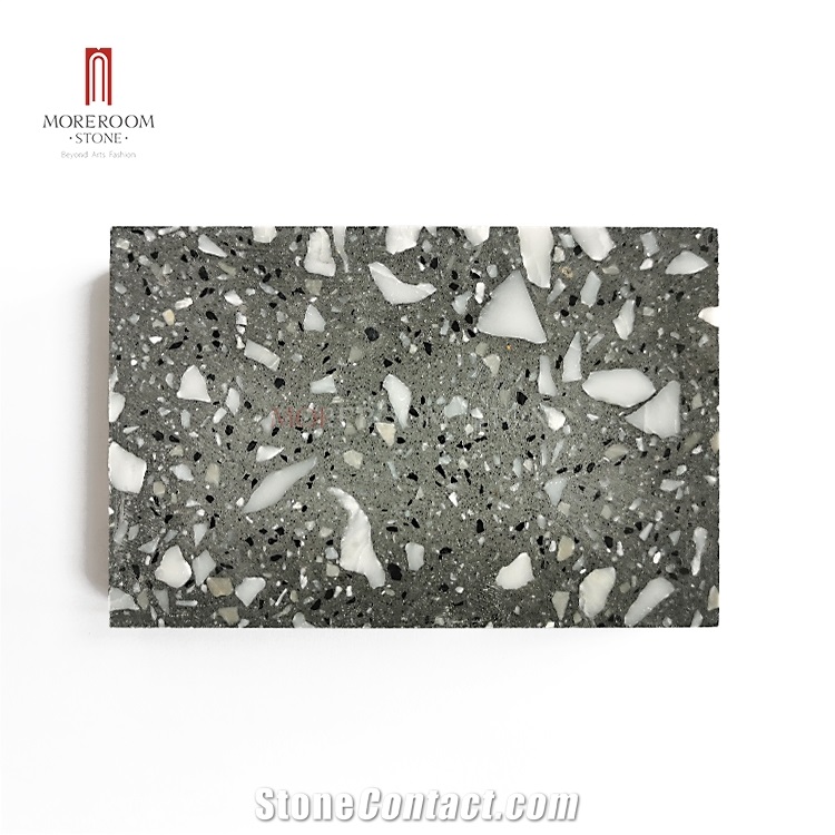Marble Chips Kitchen Terrazzo Tiles for Table Top