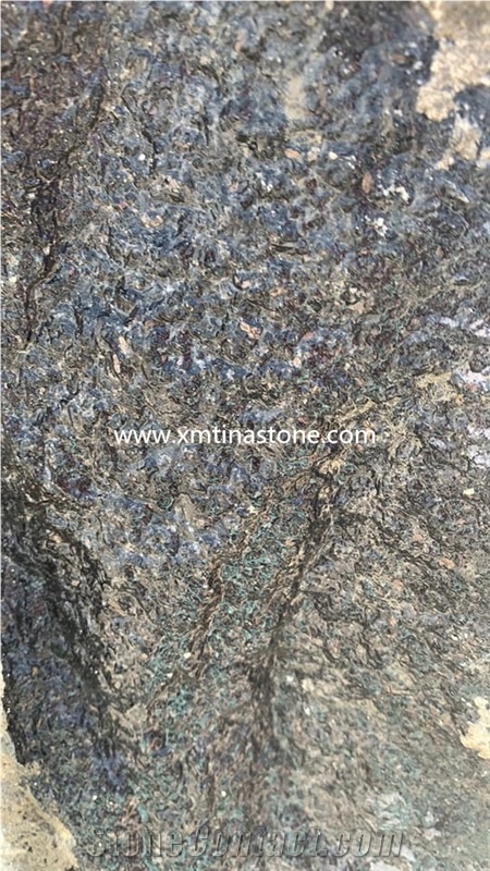 Black Galaxy Granite Polished Slabs Tile