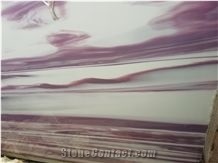 Nano Crystal Stone Slabs with Purple Patterns