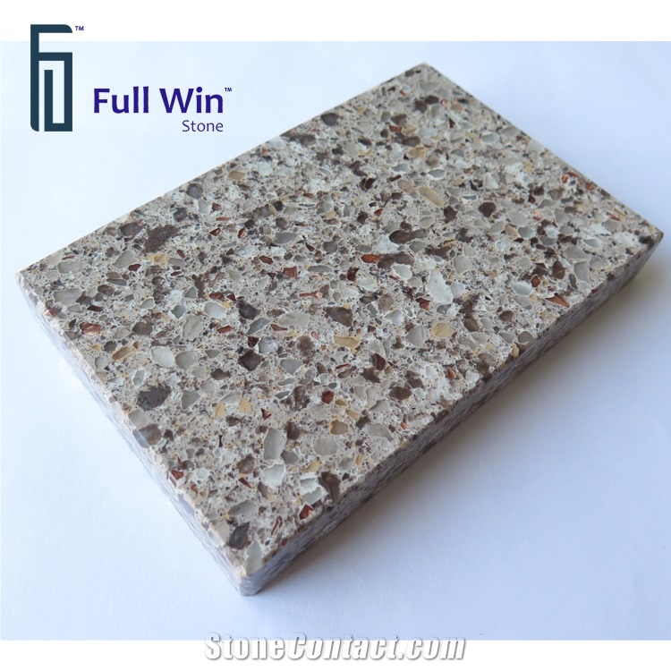Low Water Absorption Quartz Stone Flooring