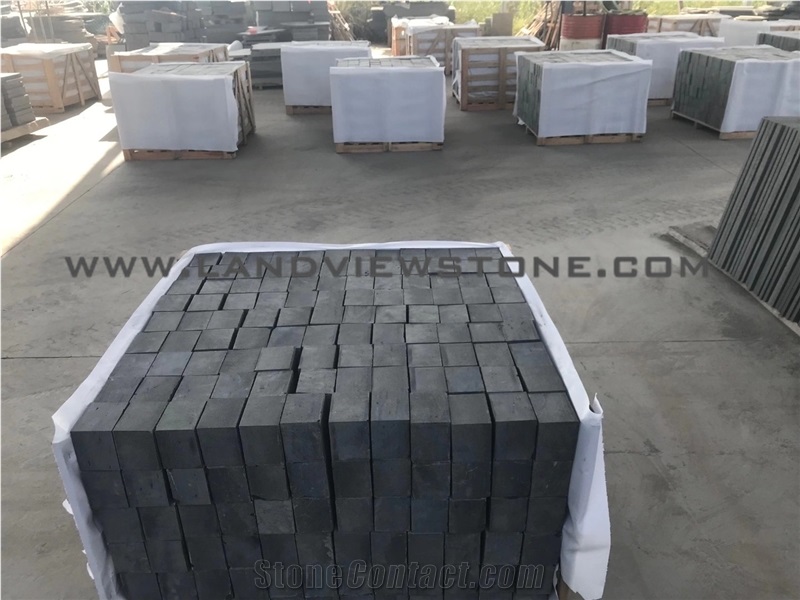 Black Basalt Flamed and Sawn Cobble Stone Cheapest