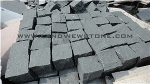 Black Granite China G308 Split Cobble Stone