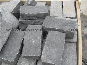 Black Pearl Black Basalt G684 Cobble Stone Paver