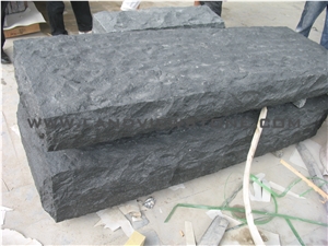 China Absolute Black Shanxi Black Granite Kerb