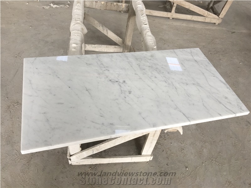 Italian Italy Bianco Carrara White Marble Tiles