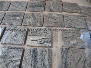 Mountain Grey Messy Vein Grey Granite Tiles