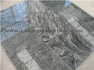 Mountain Grey Messy Vein Grey Granite Tiles