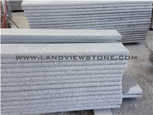 White Grey Granite Treads Steps Good Quality
