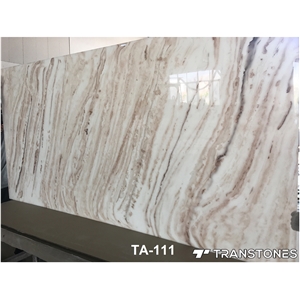 Artificial Marble Wall Panel 4 Modern Dining Table