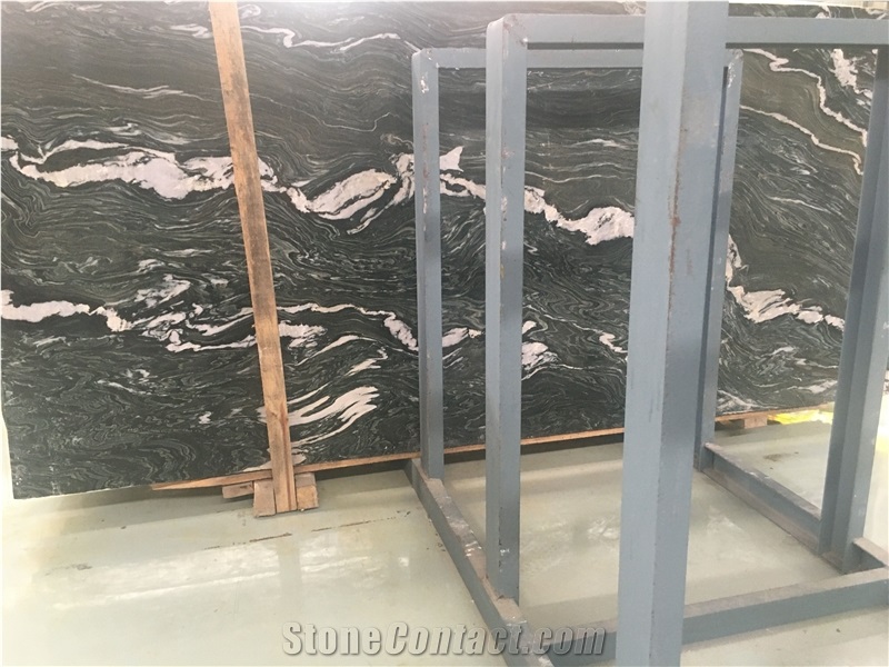 Chinese Green Dragon Jade Marble Bookmatch Slabs