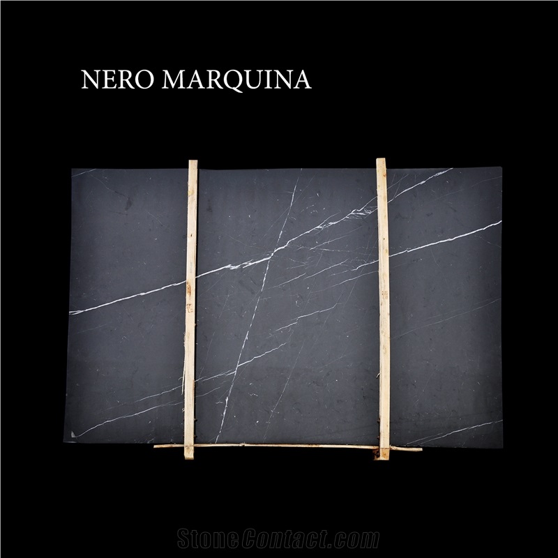 Nero Marquino Black Orion Marble Slabs