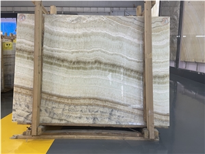 English British White Wood Onyx Slabs & Tiles