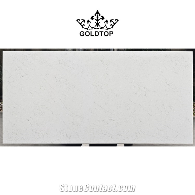Artificial Carrara Quartz Stone for Countertops
