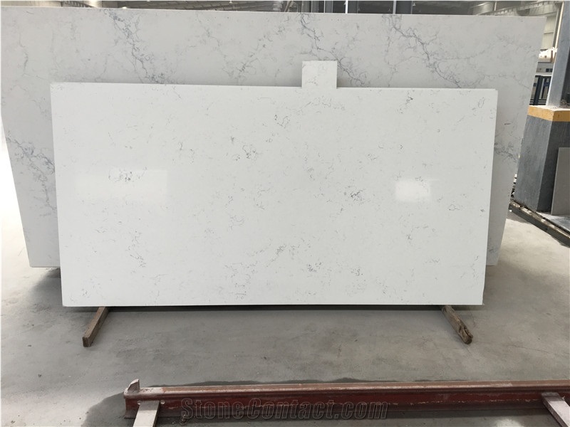 Bianco Carrara Artificial Marble Stone Slab