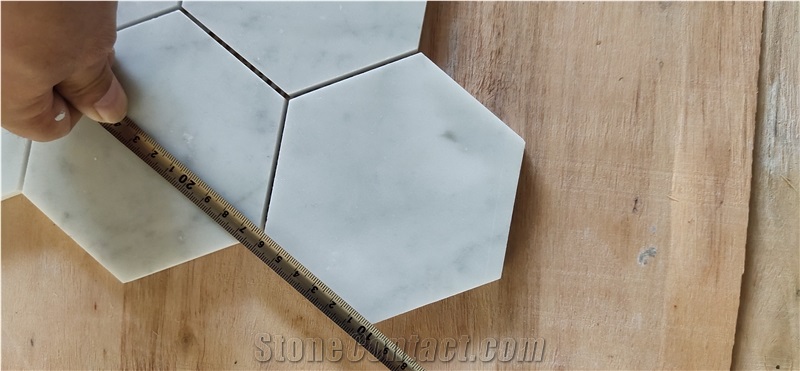 Italy Carrara White Marble Mosaic Design