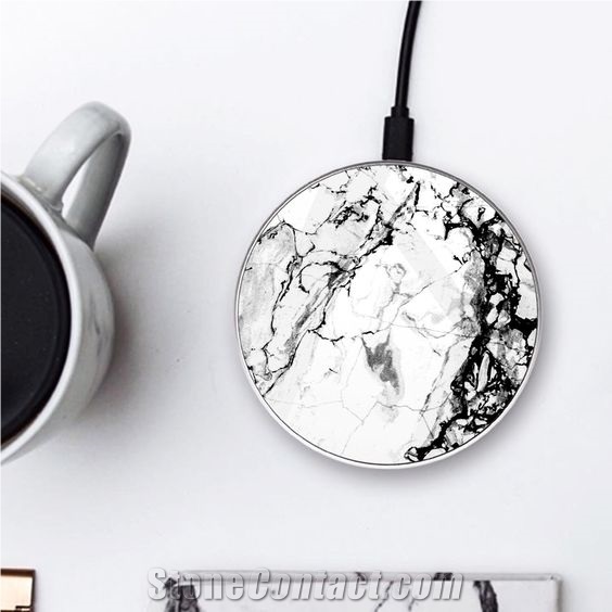 New Design Natural Marble Multicolor Charger