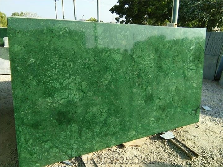 Verde Guatemala Dark Green Marble Slab Flooring